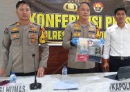 Kapolres Parimo saat memberikan keterangan pers (foto:ist)