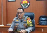 Kabid Humas Polda Sulteng Kombes Djoko Wienartono, Saat Memberikan Keterangan Pers Di ruangannya.