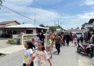 simulasi bencana gempa dan tsunami(foto:ist)