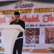 Pembangunan Masjid Raudhatul Jannah Palu