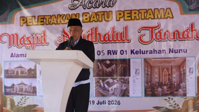 Pembangunan Masjid Raudhatul Jannah Palu