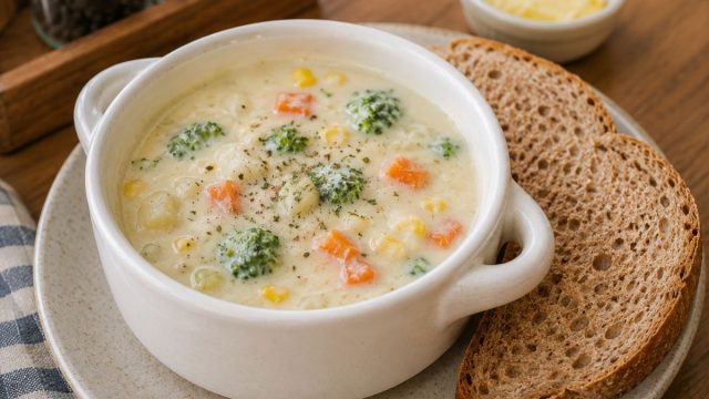 Resep Sup Krim Sayuran untuk Orang Sakit