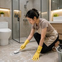 Membersihkan Kamar Mandi Lebih Cepat