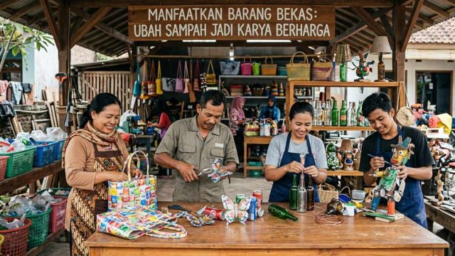 Cara Memanfaatkan Barang Bekas