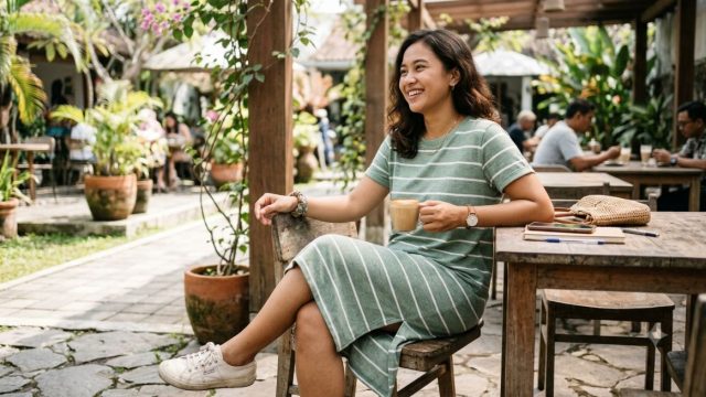 outfit santai stylish