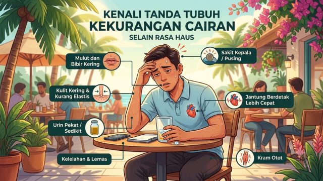 Tanda tubuh kekurangan cairan