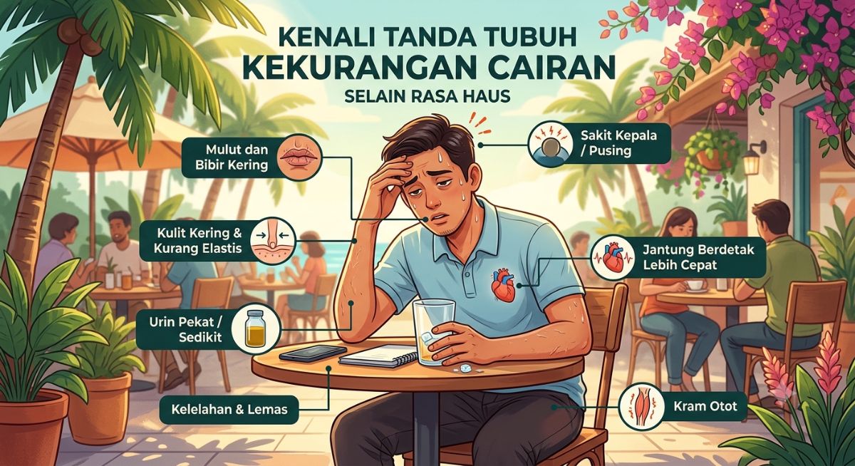 Tanda tubuh kekurangan cairan