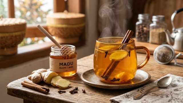 Minuman hangat di rumah