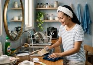 membersihkan dapur cepat higienis