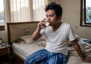 bangun tidur minum air