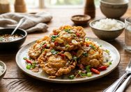 resep telur crispy saus bawang