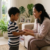 mengajarkan anak meminta maaf