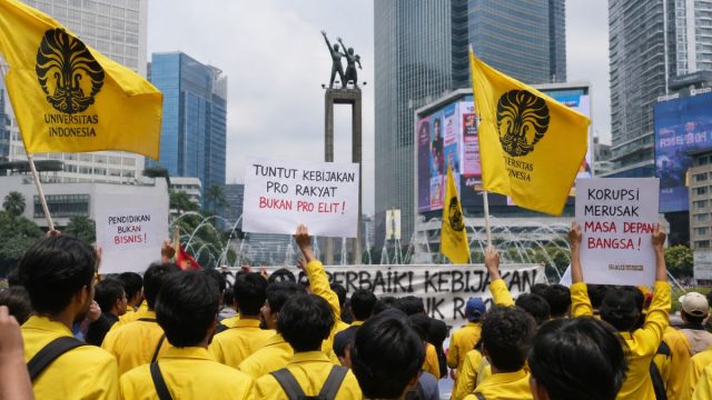 Demo BEM UI di Bundaran HI