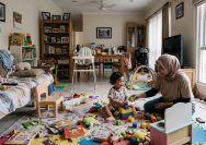 menata rumah dengan anak kecil