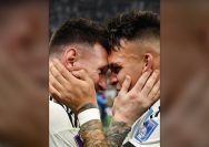 Pesan Lautaro Martinez Lionel Messi
