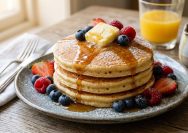 resep pancake pisang fluffy