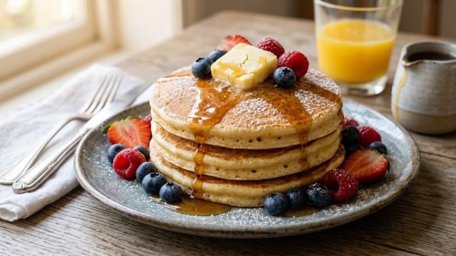 resep pancake pisang fluffy