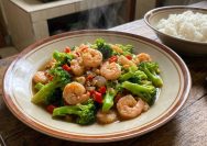 resep tumis brokoli udang