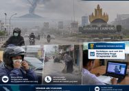 Abu Vulkanik Anak Krakatau