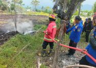 Kebakaran Lahan Kosong Lebo