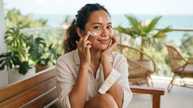 kulit wajah memerah setelah pakai sunscreen