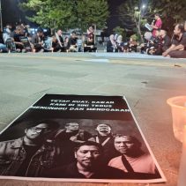 jurnalis Palu doa bersama
