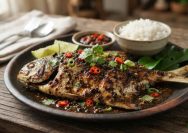 resep bawal bakar lada hitam