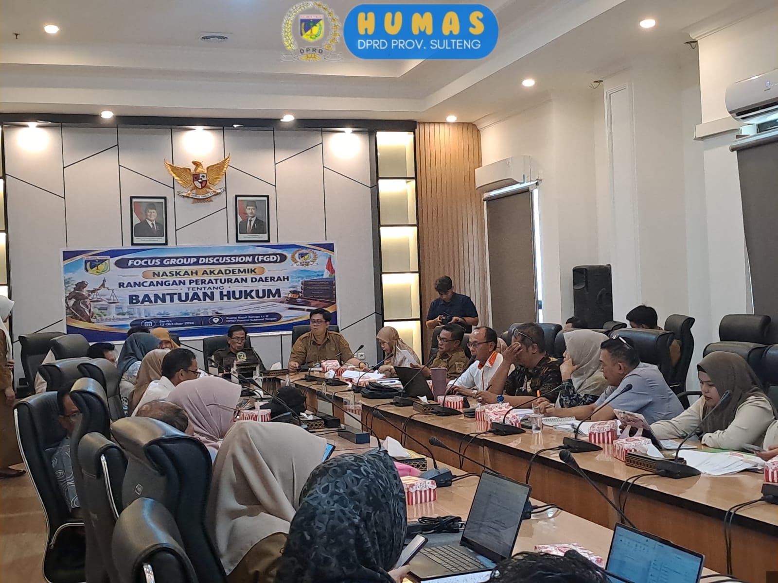 Komisi I DPRD Sulteng Bahas Ranperda Bantuan Hukum, Fokus Perluas Akses Keadilan